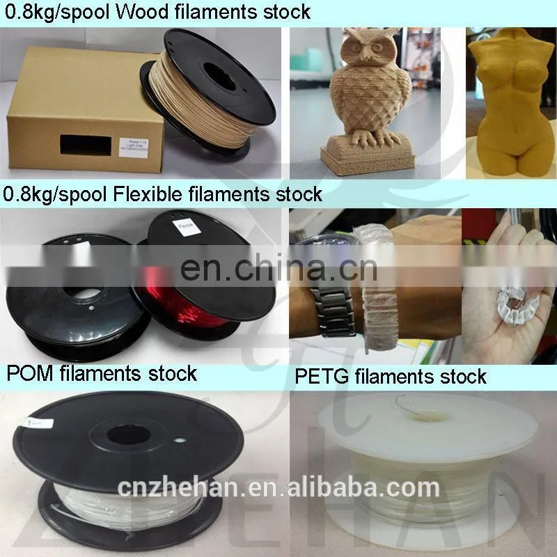 0.8kg Wood printing Filaments Natural 1.75mm Wood Filaments /Rods