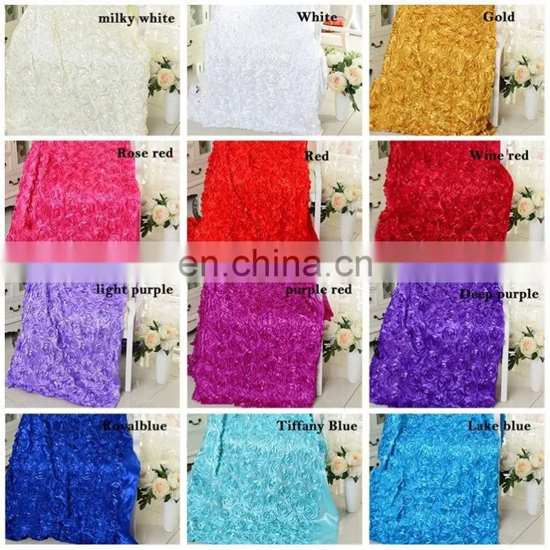 3D Rose Flower Home Decor Stage Hall Carpet Wedding Aisle Runner