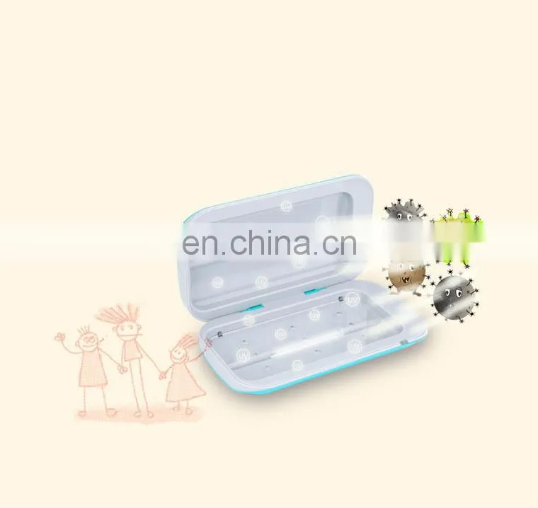 New Dual UV Sterilizer Disinfection Phone Toothbrush Children Tableware Underwear Jewelry Mask Automatic Disinfection Box