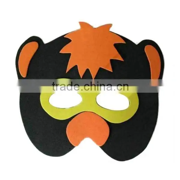 2016fhot selling customed EVA 3D party vivid animals eye mask for children