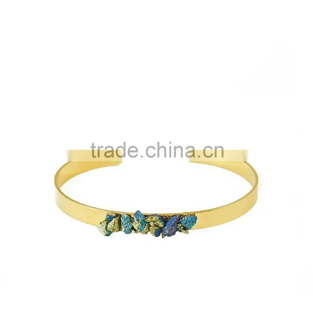 EX03-0031 2016 Latest Designs Gold stainless steel Bangles And Braceletsl