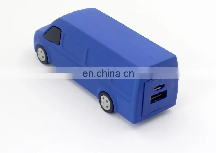 Unique Design 3D OEM Car Shaped Portable Power Bank 4000mah