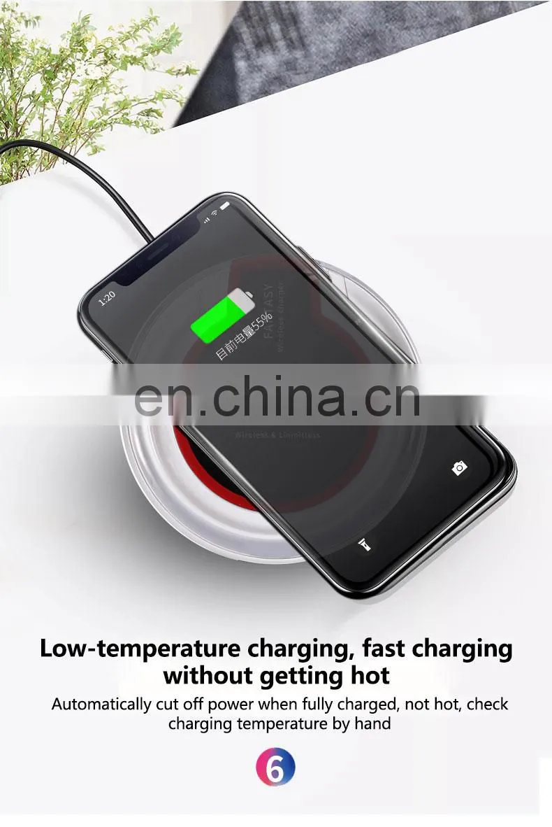 lamp with wireless charging new products 2020 for iphone 7/6/8 plus mobile phones for apple wireless charging
