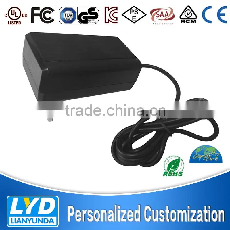 24v dc adapter 1500ma AC POWER SUPPLY 36W with UL/CUL GS CE SAA FCC approved