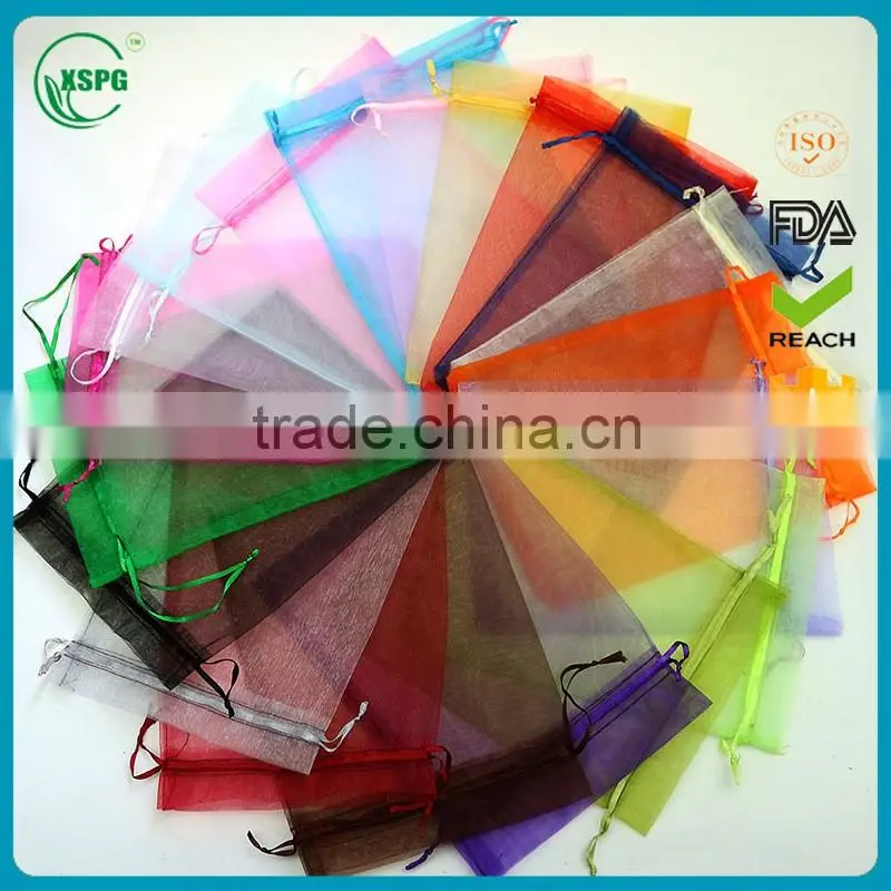 drawstring small jewerly sachet organza bag
