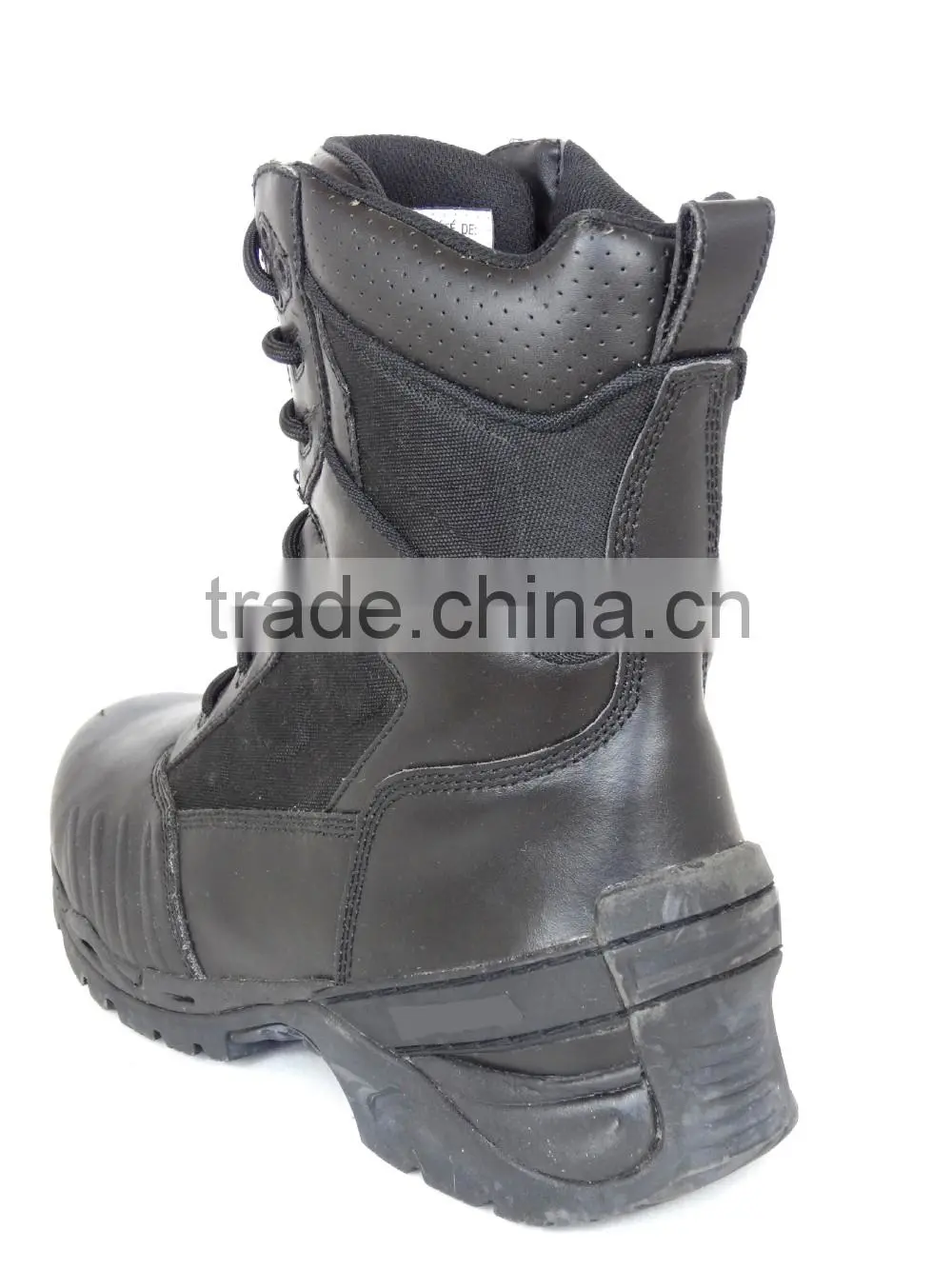 Combat 8 inches Black Leather Tactical Men Military Boot