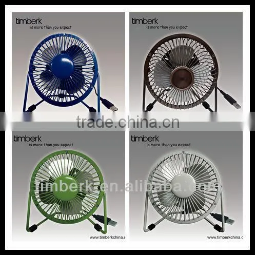5v colorful silent desk fan