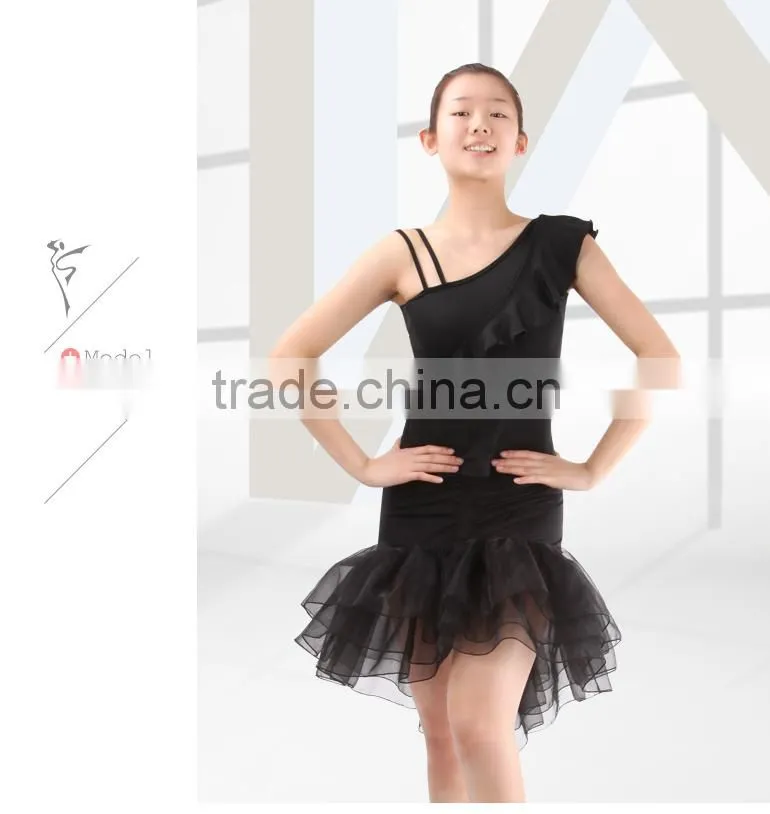 Hot Sale Black Fishtail Ballroom Dance Dress (WL02002)