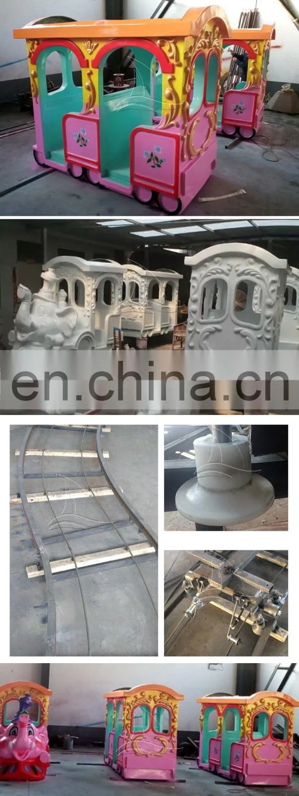 Factory price amusement park games electric train set for adults