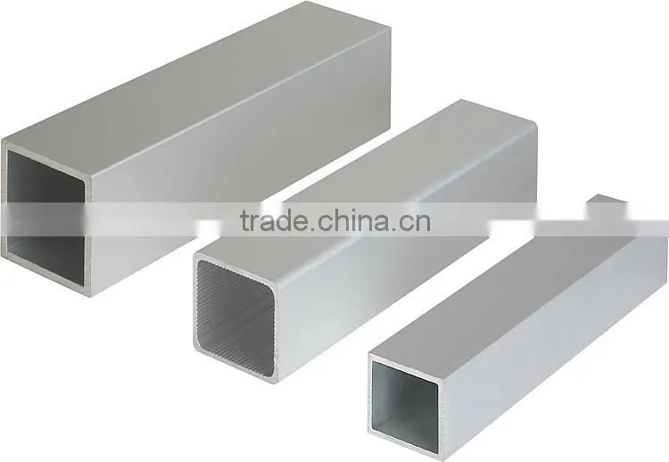 aluminium square tube profil