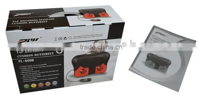 Portable Neck&Back Massage Cushion with Knocking and Kneading Function