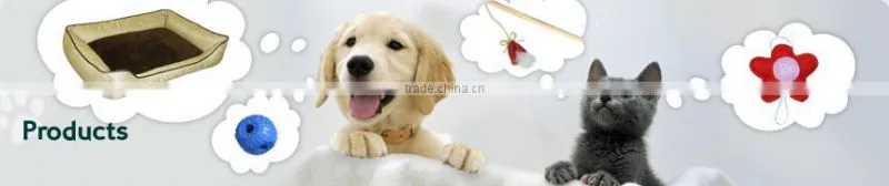 soft polyester/cotton canvas dog bed