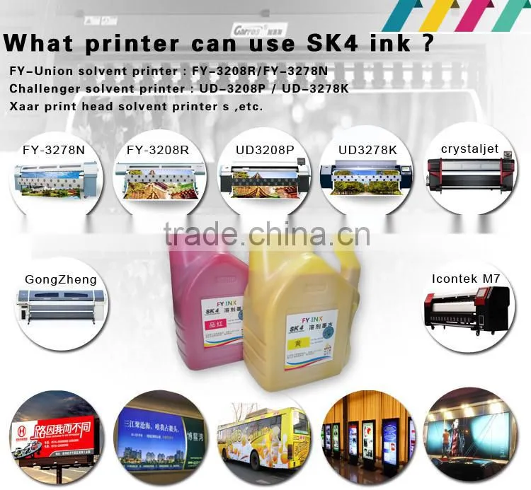 SPT 510 Solvent Ink Challenger Sk4 Ink For Sale