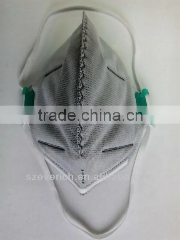 NIOSH 95,FFP1,FFP2, Good Quality 5Plys Vertical Folded Actived Carbon Dust Mask