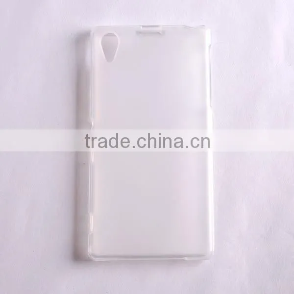 Cheap soft TPU mobile phone cover for Sony Z1