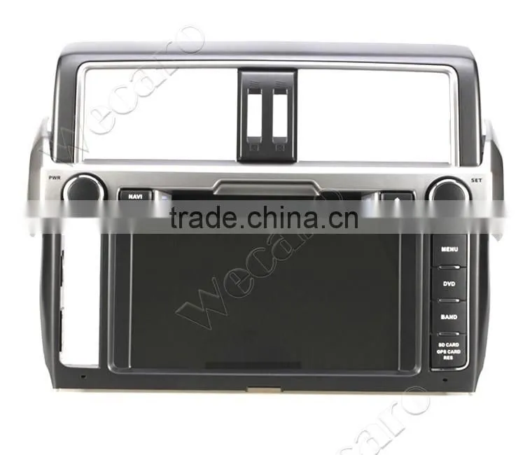 Wecaro 9" Android 4.4.4 touch screen car mulitimedia for toyota prado 2014 dvd player with WIFI 3G bluetooth gps navigation