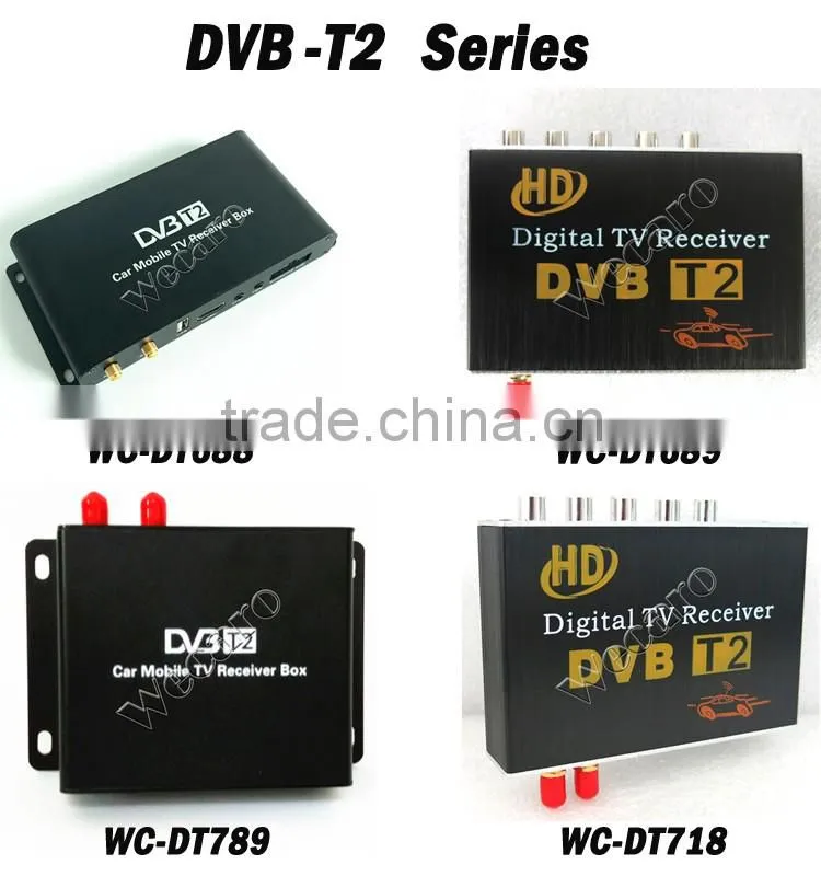 Wecaro WC-DT718 car dvb t2 digital tv receiver for Thailand
