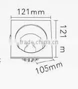 AVT Factory 5-30W LED down lights 80-100lm square shape 95x95x90mm 2700k 4000k 6500k