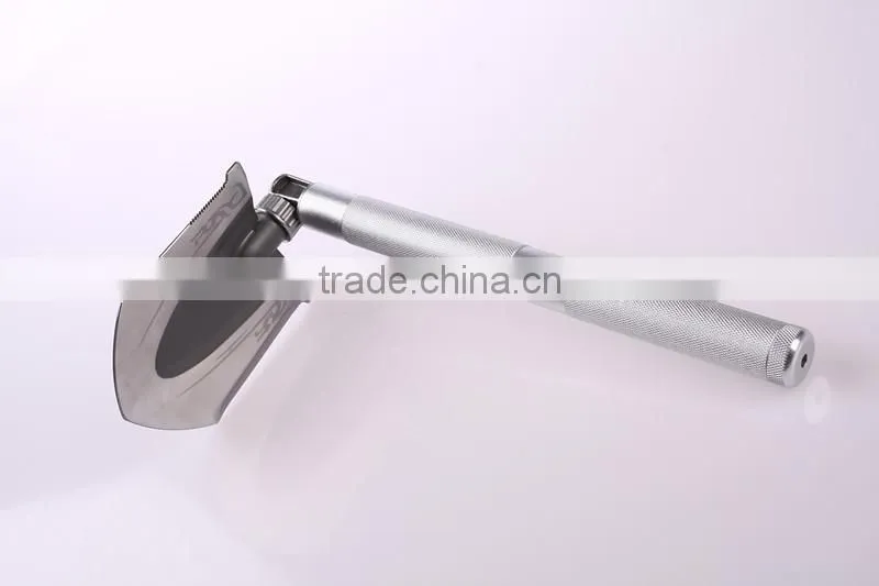 Aluminum handle steel holder mini shovel for travel camping use