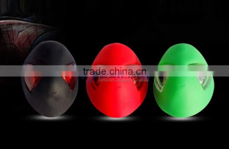 2 LED 4 Color Option ABS Material Alien Shape Bike Light Spider Tail Light