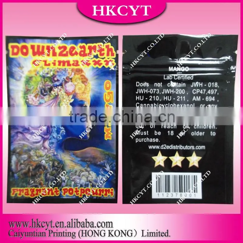 plastic shopping bag for potpourri