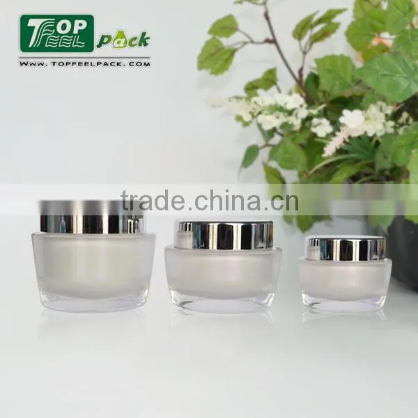 15ml/30ml/50ml Acrlylic Cosmetic Jar for Cream with Plastic or Aluminum Cap
