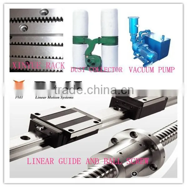 Remax-1530 YASKAWA servo motor and driver woodworking cnc router SYNTEC control system Italy HSD spindle factory directly