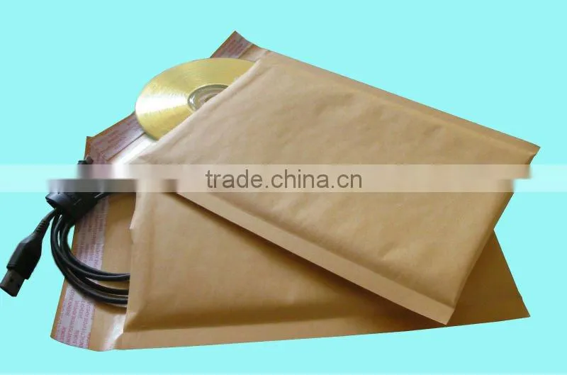 brown kraft bubble mailer