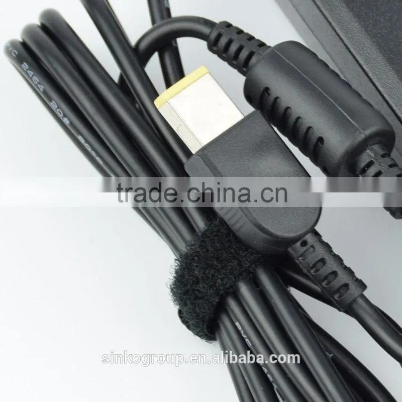 2015 shenzhen High Copy Replacement 20V 4.5A ac adapter charger square pin yellow