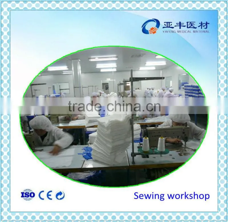 100% cotton medical bleached absorbent surgical 24x20mesh 32x28mesh 26x18mesh zigzag pillow pieces gauze