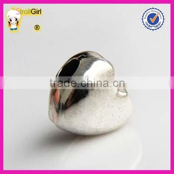 Lamp Work 925 sterling silver Clasp Beads Flower Charm beads