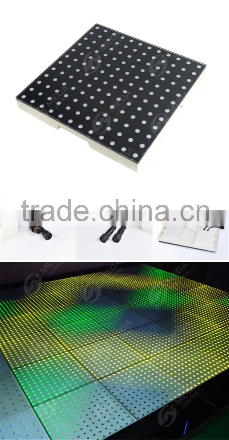 night club wedding decoration portable video interactive led dance floor