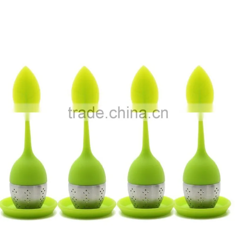 FDA Silcone Loose Leaf Tea Infuser Strainers Filters.
