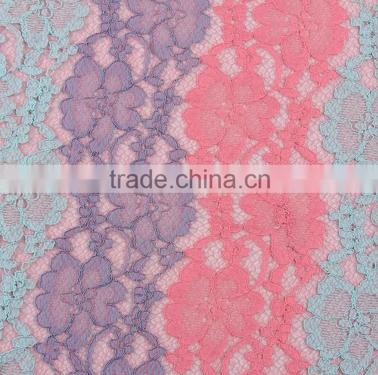 Alibaba most popular wholesale french lace fabric 2016 for wedding embroidered french tulle lace fabric