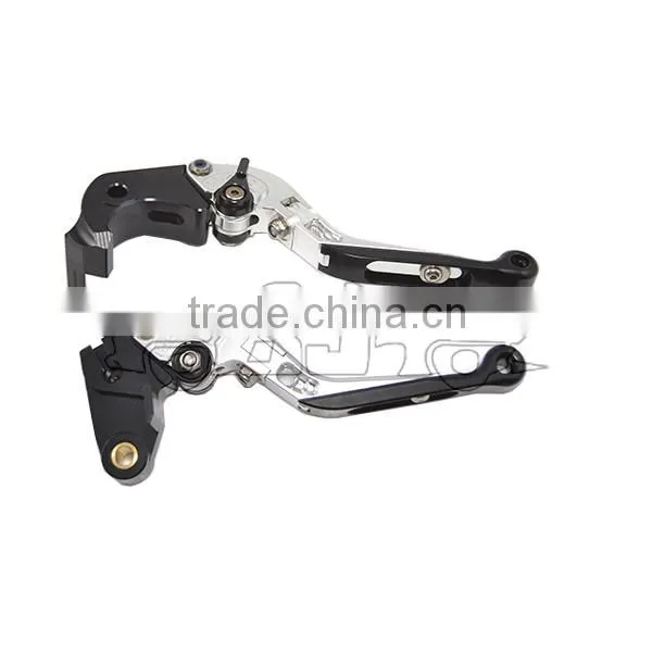 BJ-LS-001 CNC silver adjustable folding racing scooter 150fm brake clutch lever