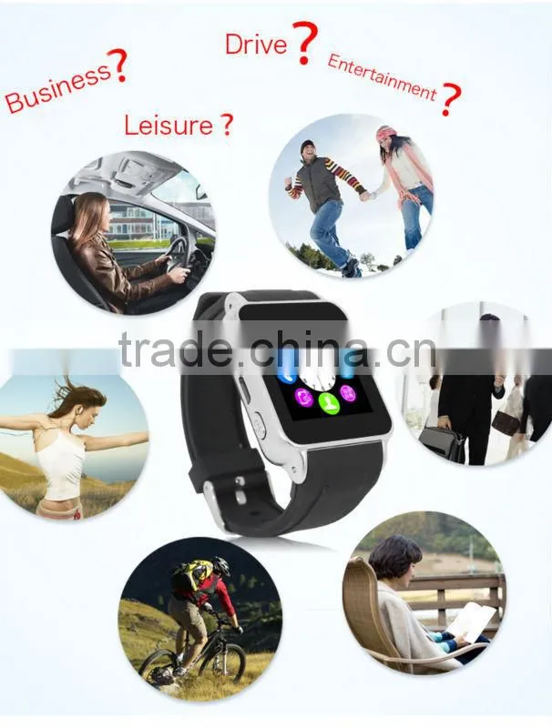 Drinking remind S69 Watch Cell Phone Bluetooth smart bracelet watch touch Screen