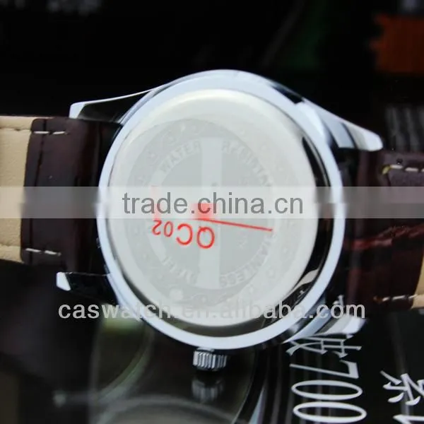 Best selling branded classic couple watch leather strap pair watches