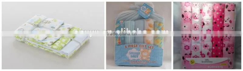 100%Cotton Multi- uses and Functional Flannel Baby Receiving Blanket