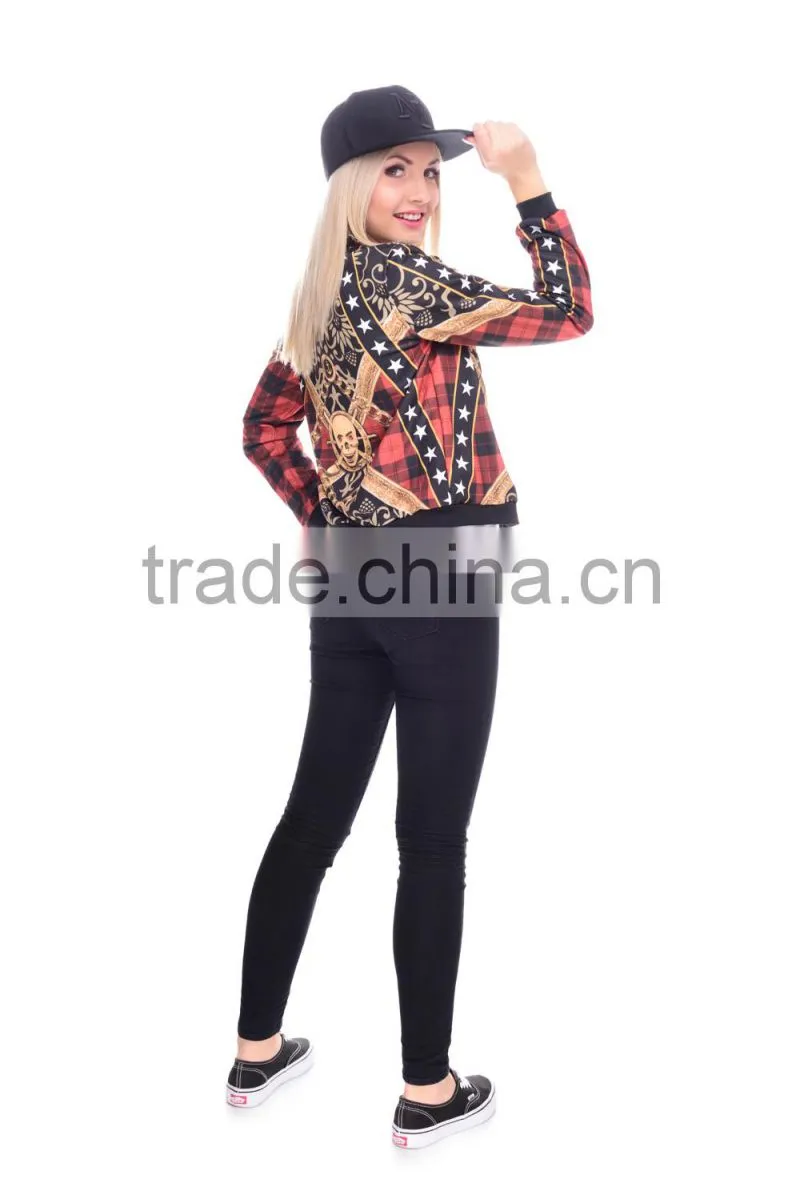 printed stylish winter jackets for women