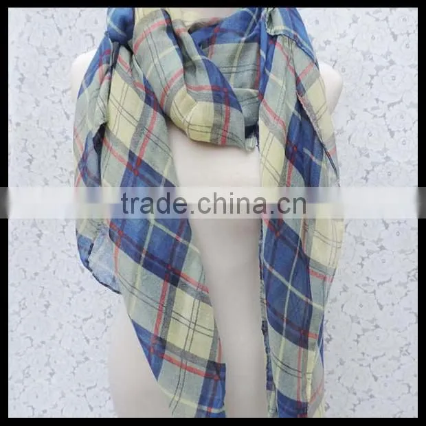 2014 Grid many colors infinity scarve l. Holiday Scarf. Valentine scarf. CREAM and Colorful scarf at stock