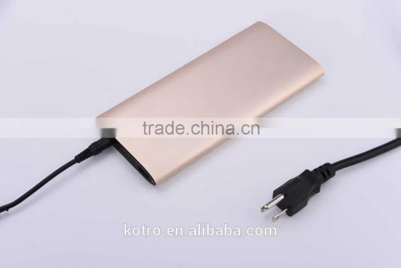 The Newest Portable Aluminium Shell 6000 mah Mobile Quick Charging QC2.0 Power Bank
