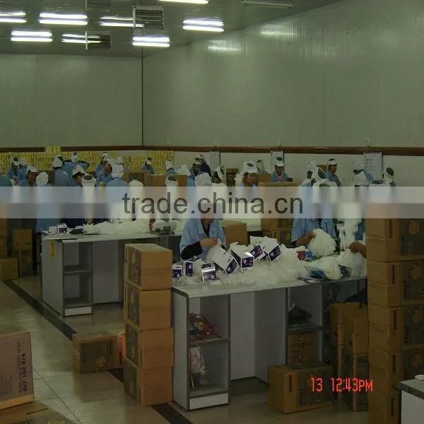 5.5G disposable, protective and safety, powder latex exam glove for food check and medical