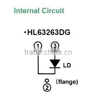 USHIO 635nm 638nm 200mw 180mw 5.6mm Orange Red Laser Diode For Laser Show
