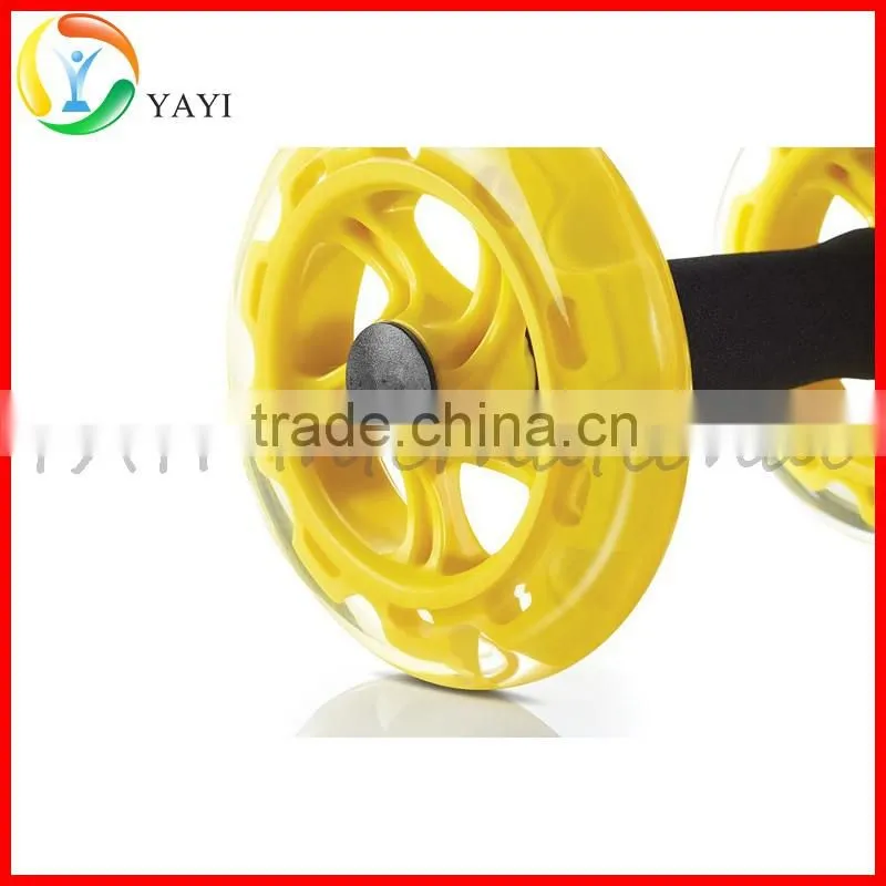 Core Strength Double Wheels Ab Trainer Roller