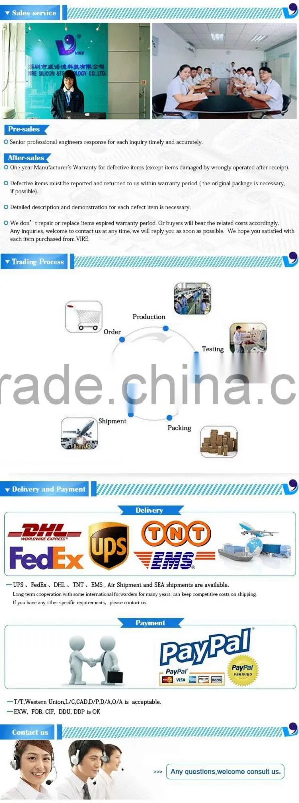 Customized tf aux usb embedded mp3 module remote control