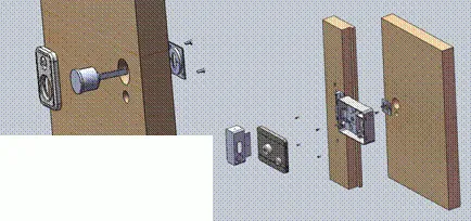 High confidentiality and security anti-theft remote control operation lock door
