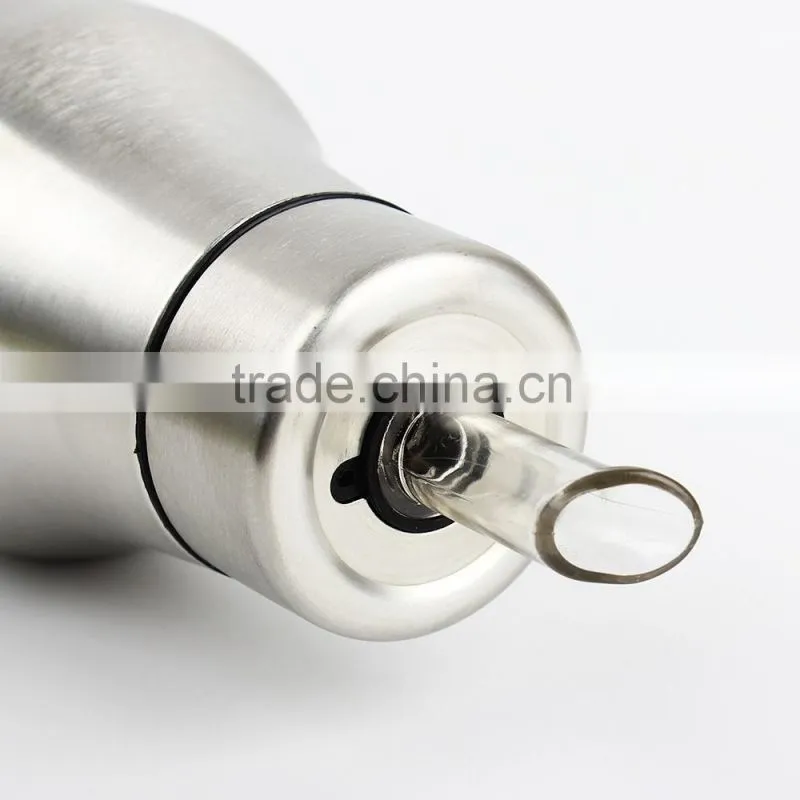 Premium Quality Stainless Steel Olive Oil Dispenser Leakproof Oil Bottle