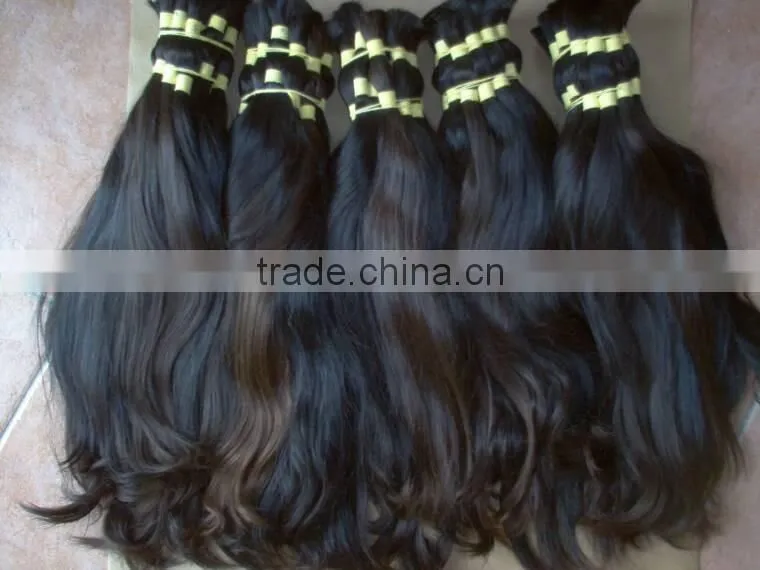 Indian human hair extensions natural curly virgin remy hair