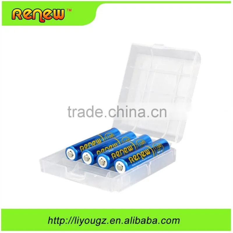 RENEW brand Ready-To-Use NiMH 1100mAh AAA Rechargeable Batteries, 20 Pack