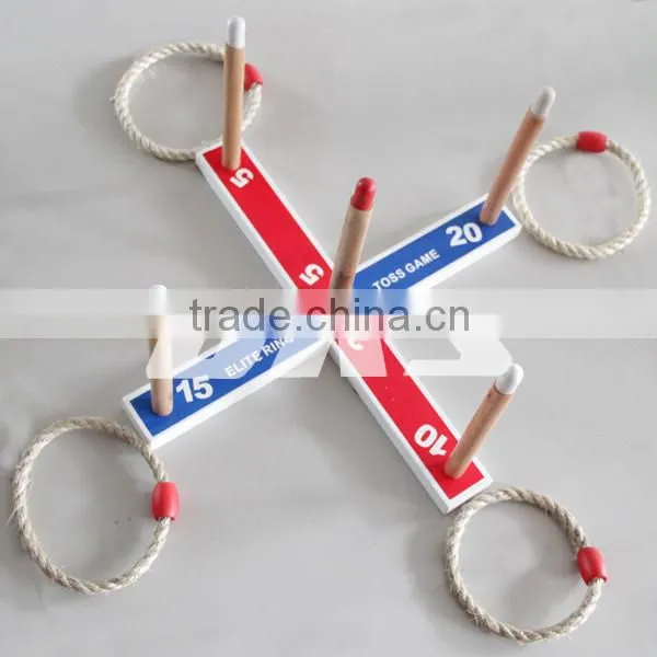 Hot sale wooden ring toss games toys for kids